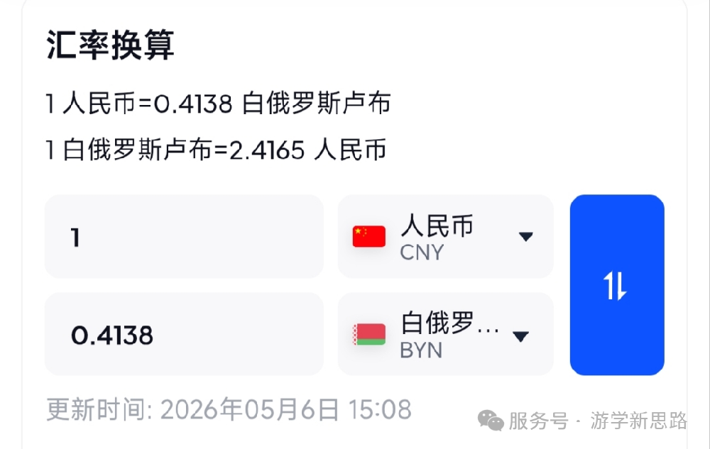白俄货币汇率篇